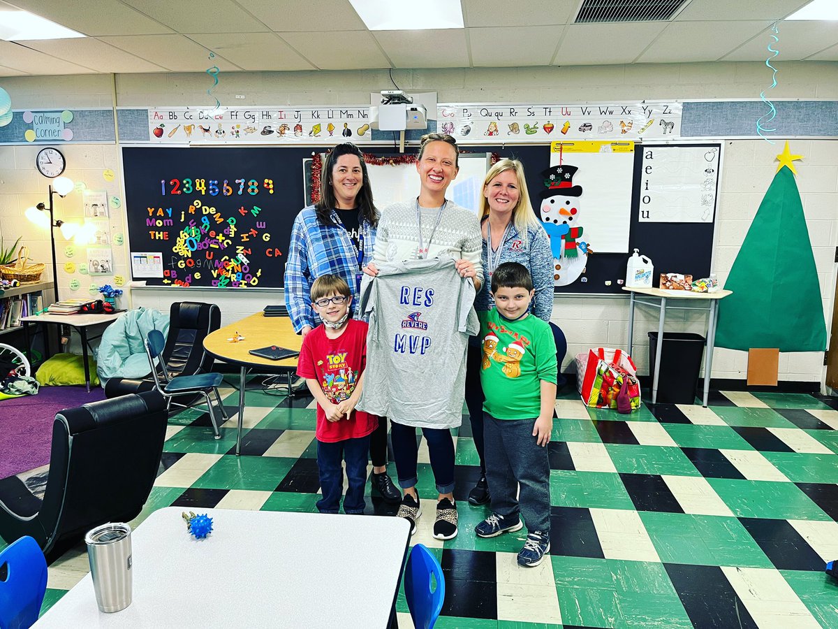 BRLSsuper's tweet photo. Congrats to Mrs. Holztrager! She was nominated by her peers for her collaboration, care for students and her efforts! She truly makes RES a better place to be for students and staff! https://t.co/c93P3SoXk9