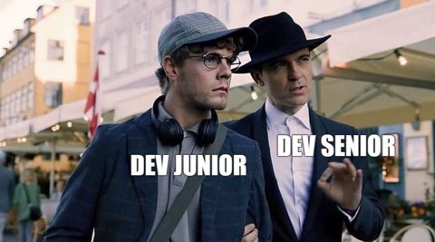 AlgoritmoSalvaj's tweet photo. Para que haya seniors, primero tienen que ser juniors 😎 #informatica #programacion #tecnologia #lacasadepapel https://t.co/3jfOZ6gb2C