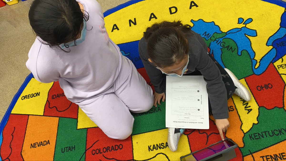 leahod's tweet photo. These students not only made Clips videos using sequential order text structure, but they also rocked their use of signal words in the process! @gillespiebsd100 @MollyRobb5 #d100inspires #hiawathapride https://t.co/add8JdXhRB
