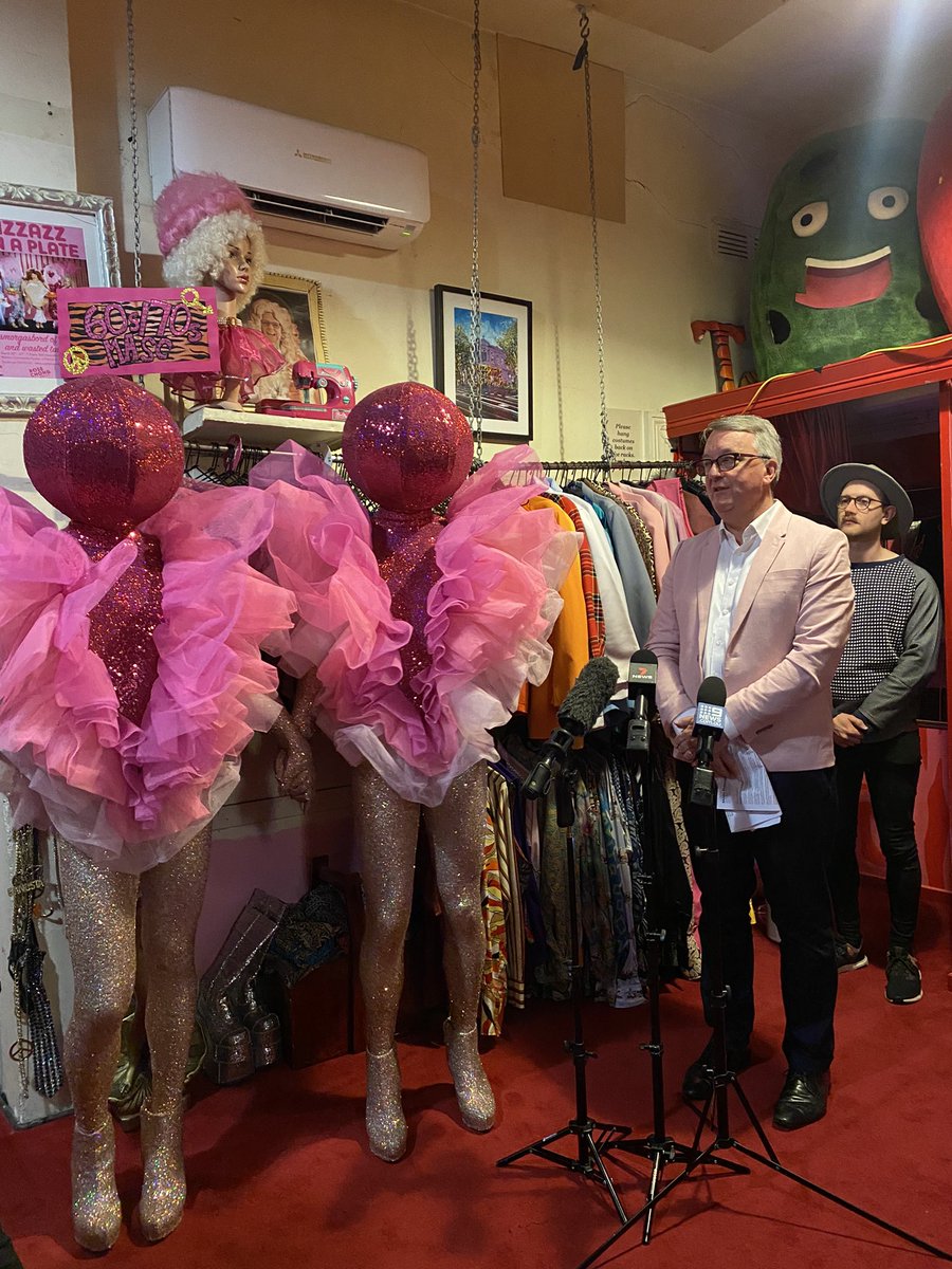 jodilee_7's tweet photo. Equality Min. @MartinFoleyMP announces launch of the inaugural “Melbourne Pride”. It’s a free street party down Gertrude &amp; Smith Sts in Fitzroy on 13 Feb 2022, thanks to $1.9m in Gvt cash. This year is 40 yrs since decriminalisation of homosexuality in Vic. @7NewsMelbourne https://t.co/GbhbvJX9A6