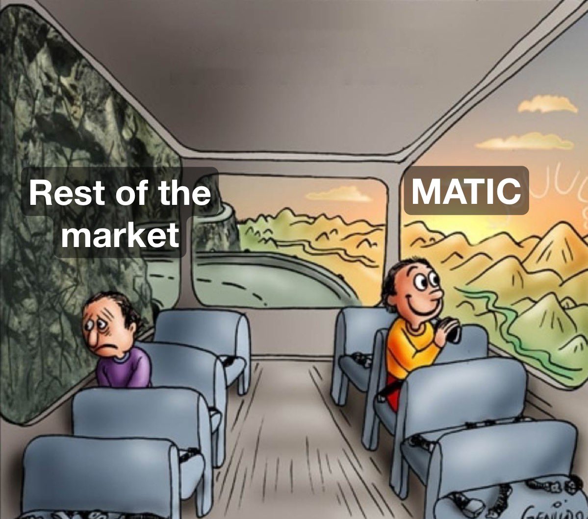 $MATIC said “what dump?”
