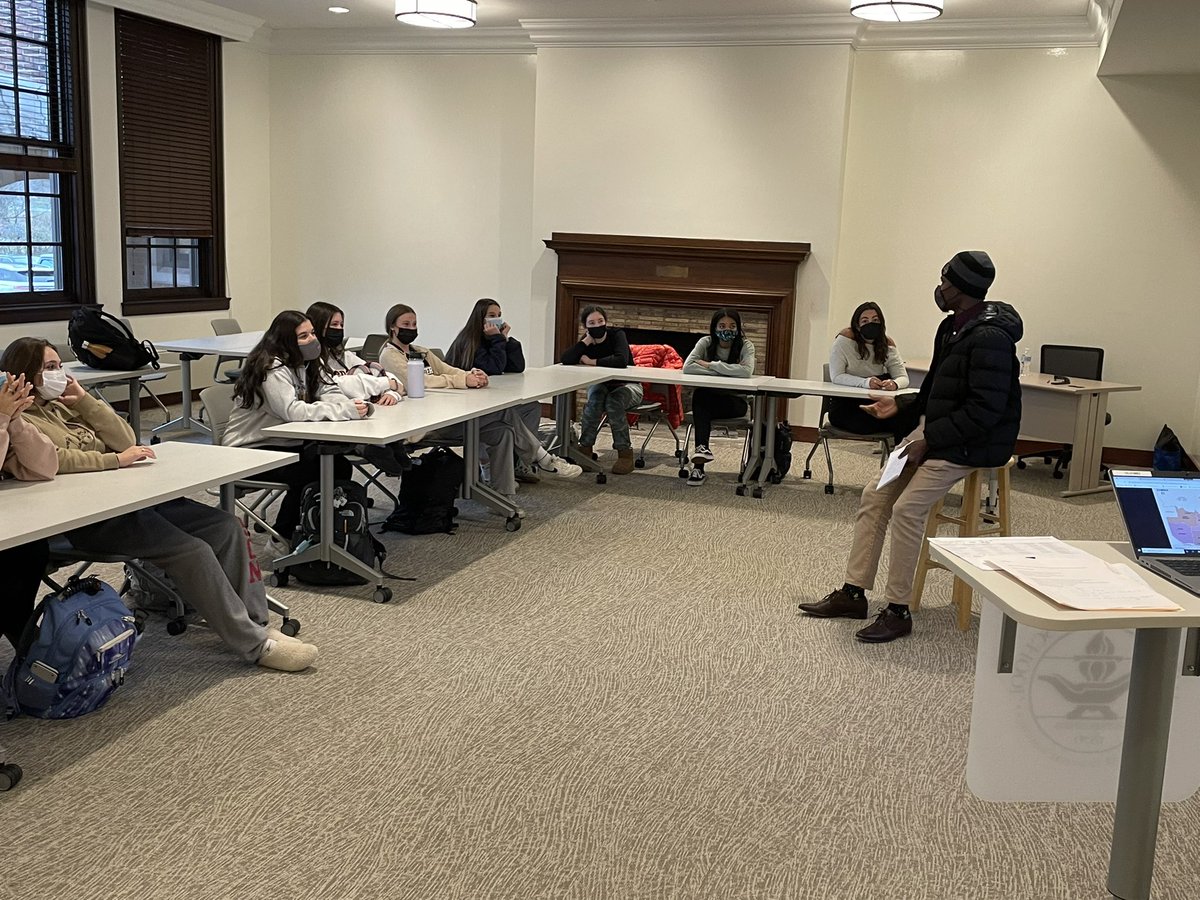HathawayFGC's tweet photo. HB Global Scholars welcomed Mr. Paul Chimba today. Bringing Zambia to Cleveland.#HathawayBrown https://t.co/D5mDb02uj8