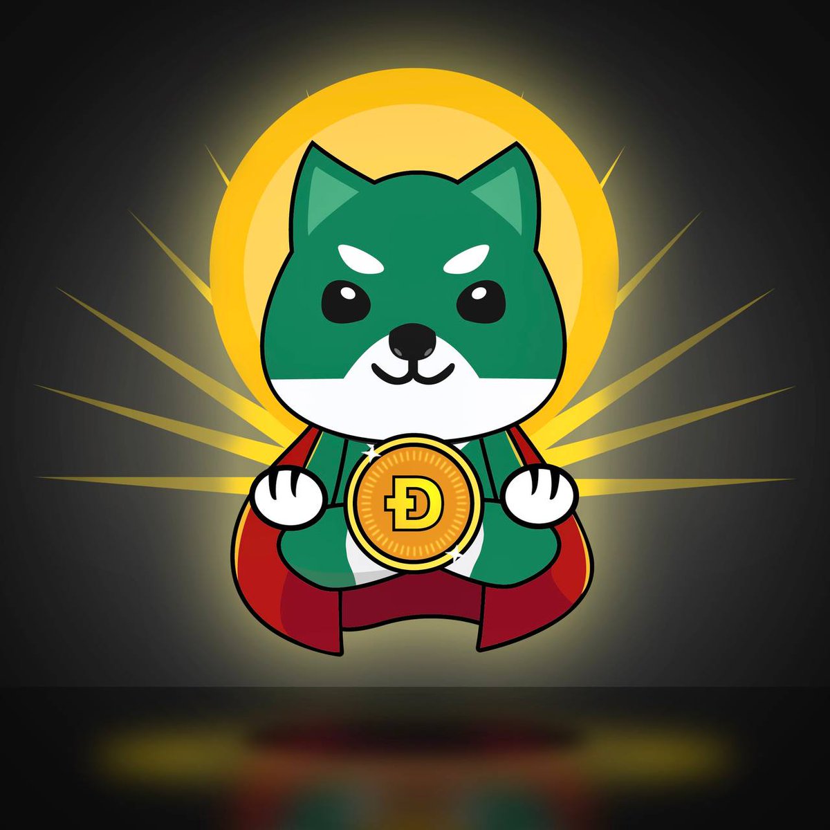 DogeGod_token's tweet image. #DogeGod's new mascot: the #DogeBringer. 

In the tweets below there's an explanation about every decision on its design and all the narratives that are behind its colours.