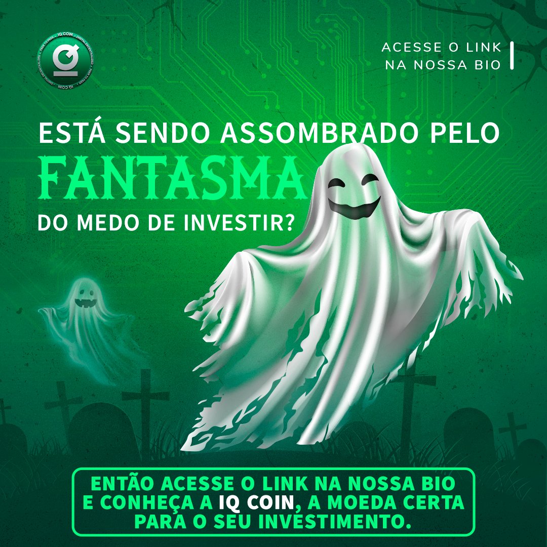 IQCoin_Portugal's tweet photo. Muita gente perde a oportunidade de investir por ter medo ou preferir não correr nenhum risco.
Esse fantasma do medo tem assombrado muito por aí! 👻 Mas não se preocupe, pois a IQCoin é diferente. Somos um projeto sólido, robusto e seguro💥🚀🚀🚀😀
https://t.co/qngNDWPprr https://t.co/kGptOibLh5