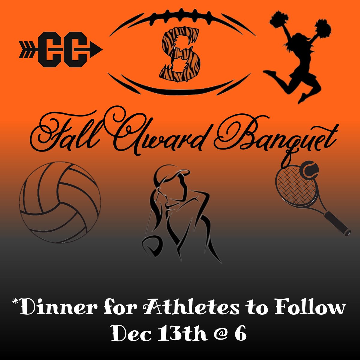 RoyRavenell's tweet photo. Can't wait to reflect on all the great things our student-athletes accomplished this fall. Can't wait to see everyone dressed in their finest attire. Only 10 days away. #RespectTheS #FallBanquet @SHS_Athletics_ https://t.co/7LWhX3QYGe