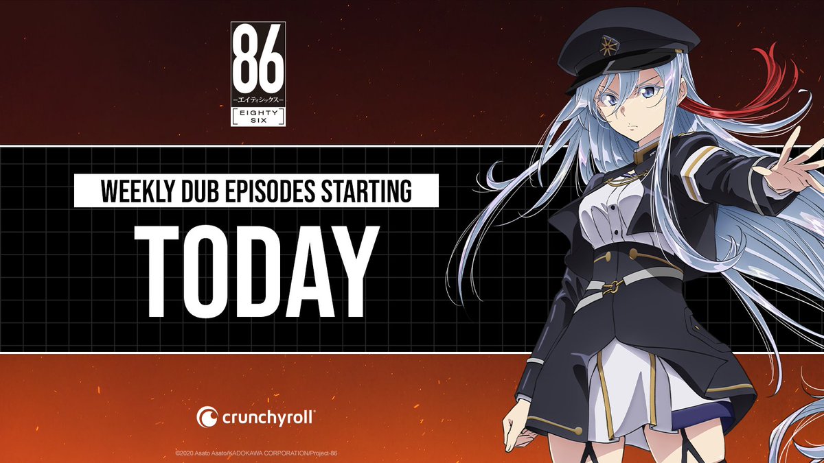 Crunchyroll anuncia dublagem para 86 - Eighty Six