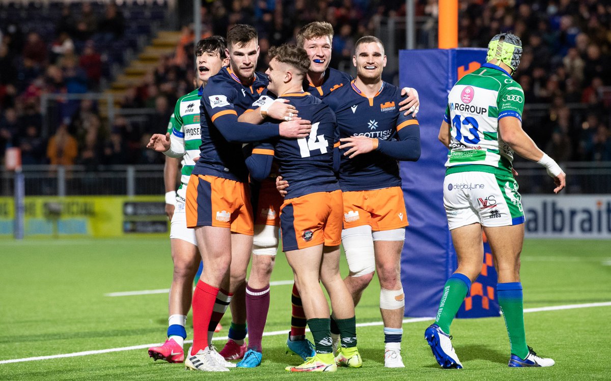 EdinburghRugby's tweet photo. Friday nights done right. 🏟️💙

Thank you for your amazing support at @DamHealth Stadium! https://t.co/Y3NhwdJeFa