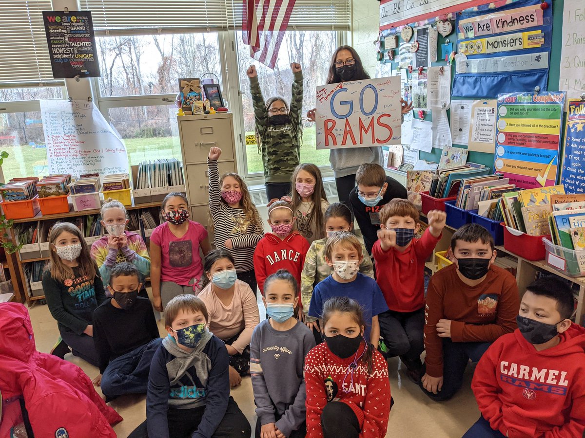 NFaccilonga's tweet photo. Go Rams! Love Mrs. Faccilonga's 3rd grade class at KES! https://t.co/Vqx5LRjhVP