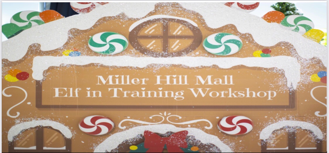 Santa's Elf in Training Workshop is Saturday, December 4th from 10am-1pm. Stop by for arts and crafts and get your photo taken with Santa.