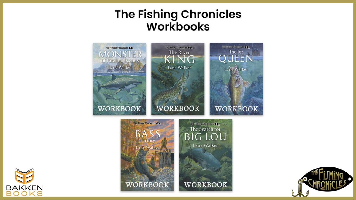 Author Lane Walker on X: Have you checked out The Fishing Chronicles  workbooks yet?! These workbooks help with reading comprehension while also  offering fun games & activities within! Click the link below