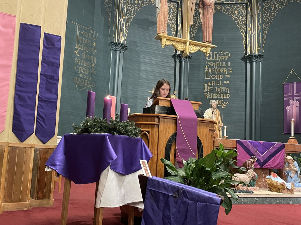 stagnesschool's tweet photo. Thank you to 7A & Mr. Perrone for hosting our school at mass. Fr. Mike spoke to the children about our December virtue, hope. The importance of the hope that God gives us & how we can share that hope with others through service, kindness & simple gestures. #Hope #FirstFridayMass https://t.co/qSZkWXFmNY