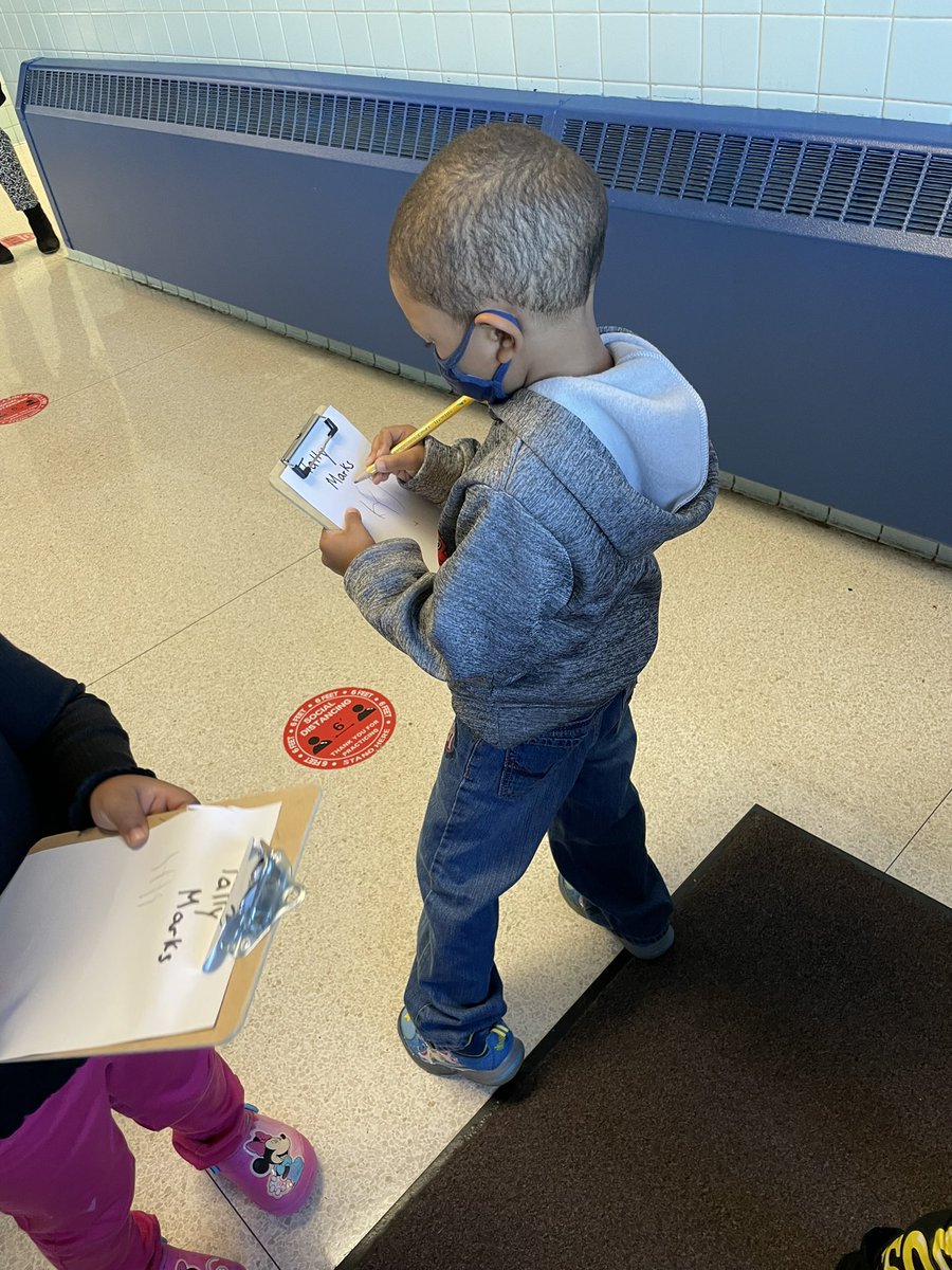 Jess_Sturdivant's tweet photo. @sparham07 Is was exciting to see our pre-k students making observations in the halls of WECEC πΌ for items that are made of πͺ΅. Students made tally marks on π for every every item πmade ofπͺ΅. #littlescientist #treeunit #observations @mpitremartin @krysthompkins11 @taqdaniels https://t.co/3PgCnz8XvT