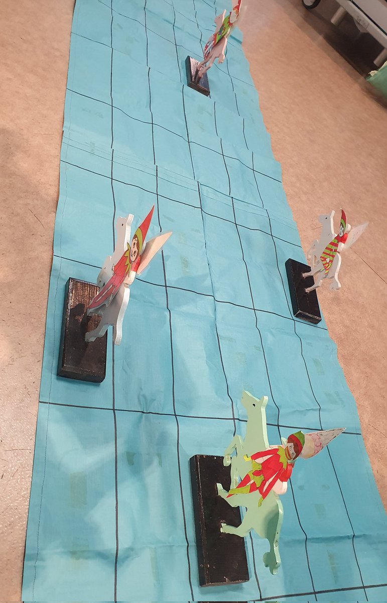 Patients on Triscombe and Eliot Ward enjoyed 'Elf' racing 
#ElfDay