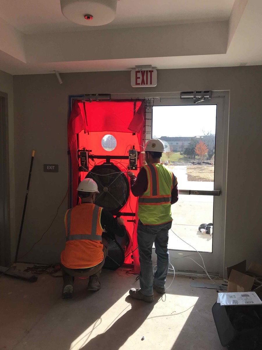 _SWinter's tweet image. Our Susie Clemens House #PHIUS project passed its whole building blower door test this week. Congrats to the team that made it happen: @HarkinsBuilders, Kramer + Marks Architects, and our @_SWinter consultants! #SWAProject
