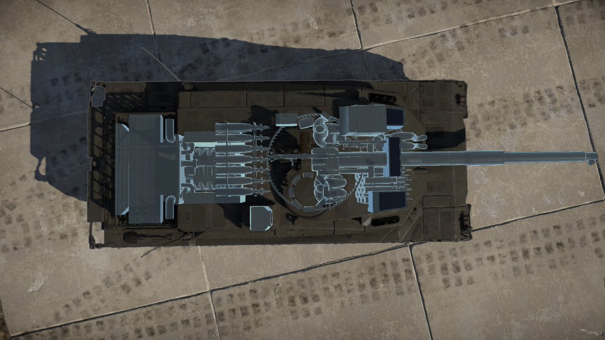 sukai0602's tweet image. WarThunder、Dev鯖環境での10式です、(X線)
#WarThunder　#WarThunder_JP　#type10