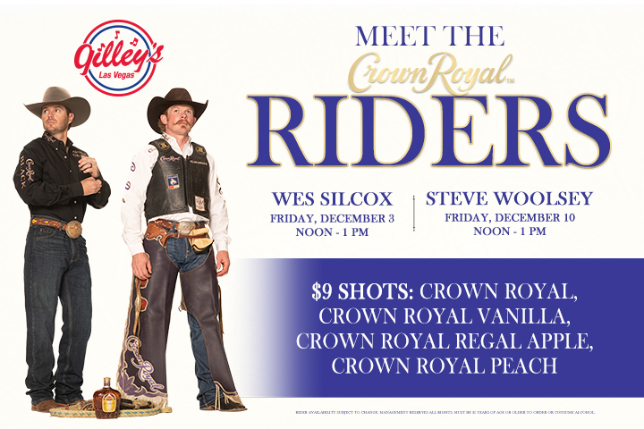 CrownRoyal Rider, Wes Wilcox, is making 