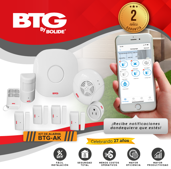 DitsLatam's tweet photo. El Kit de Alarma Inalámbrico - BTG-AK, es fácil de instalar y configurar. Proteja su hogar u oficina sin contratos a largo plazo o instalaciones profesionales.

Conoce más en: https://t.co/gEMANXOWoF

#BolideLatam #CCTV #SoyBolide #Security https://t.co/2TlJs2wYTS