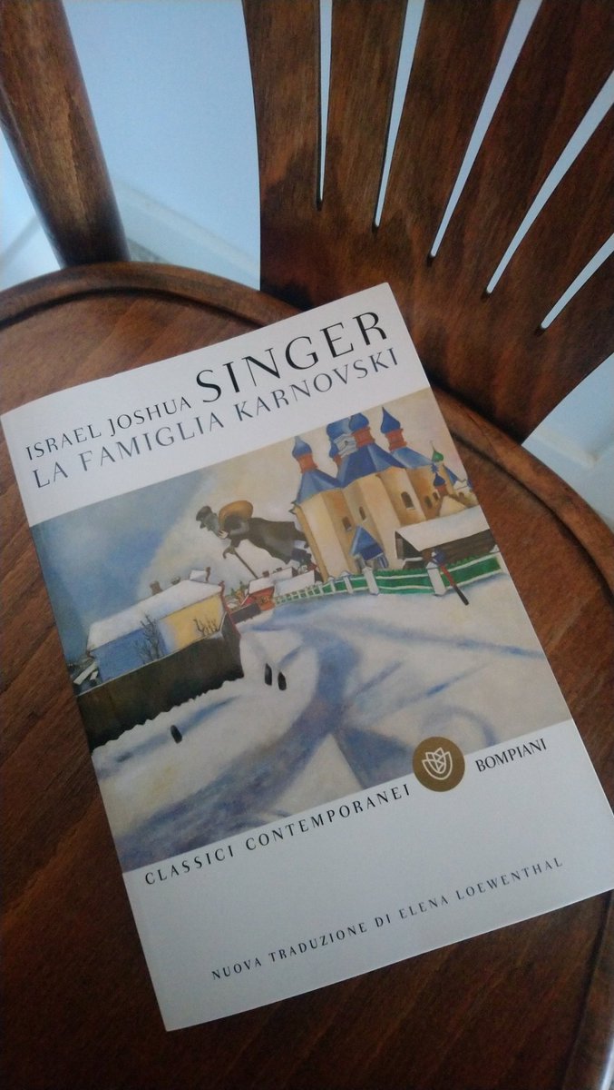 ap_bcn's tweet photo. Romanzo bellissimo, capolavoro: #LaFamigliaKarnovsky di #IsraelJoshuaSinger (trad. di #ElenaLoewenthal) @libribompiani https://t.co/urhuver5bg