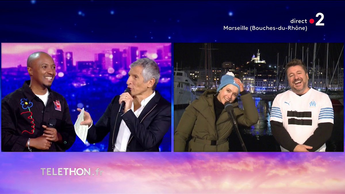 De Paris à Marseille, pour le #Téléthon2021  ! 

La cité phocéenne sera à l’honneur dans l’émission «  <a href="/Sopranopsy4/">Soprano</a> mobilise <a href="/marseille/">Ville de Marseille</a> », demain à 11h30 sur @France2tv

evenement.telethon.fr/2021/exclusif-…