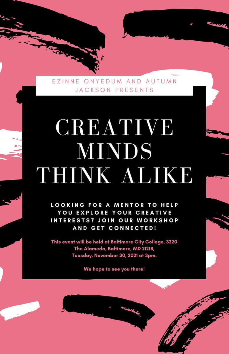 TheAutumnJack's tweet photo. The Creative Minds Think Alike workshop was a success! This event was for our SCOM 313 Event Planning class and we put all of our knowledge from the MEEC industry to the test, and I can definitely say that it was helpful! Thank you to all who participated &amp; supported!🥳 #scomup https://t.co/XcBwi1PtJs