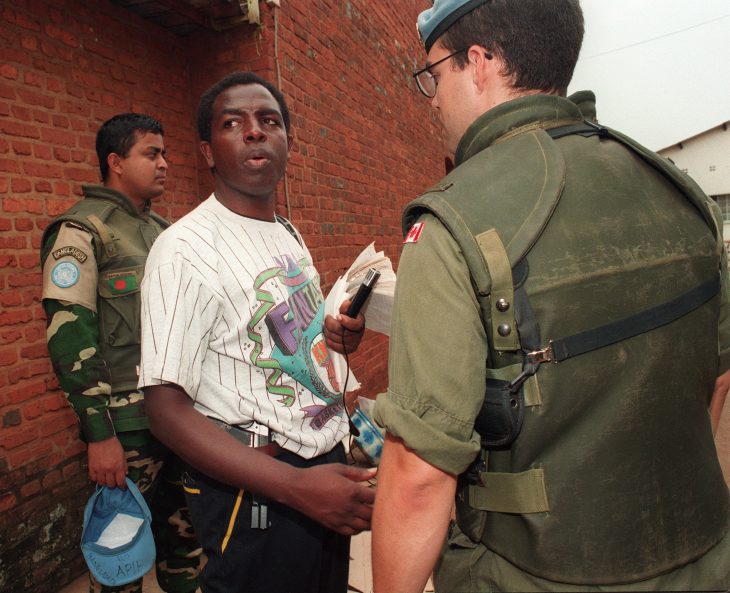YvonneMutimura's tweet photo. Wenceslas #Munyeshyaka a signé une lettre négationniste en août 1994, a été condamné pour génocide en 2006 par contumace au #Rwanda, sans parler des témoignages pour viol et génocide recueillis en vain par le TPIR. L'Eglise,le démet (enfin) pour... avoir reconnu un enfant! https://t.co/rd18bwYlJm