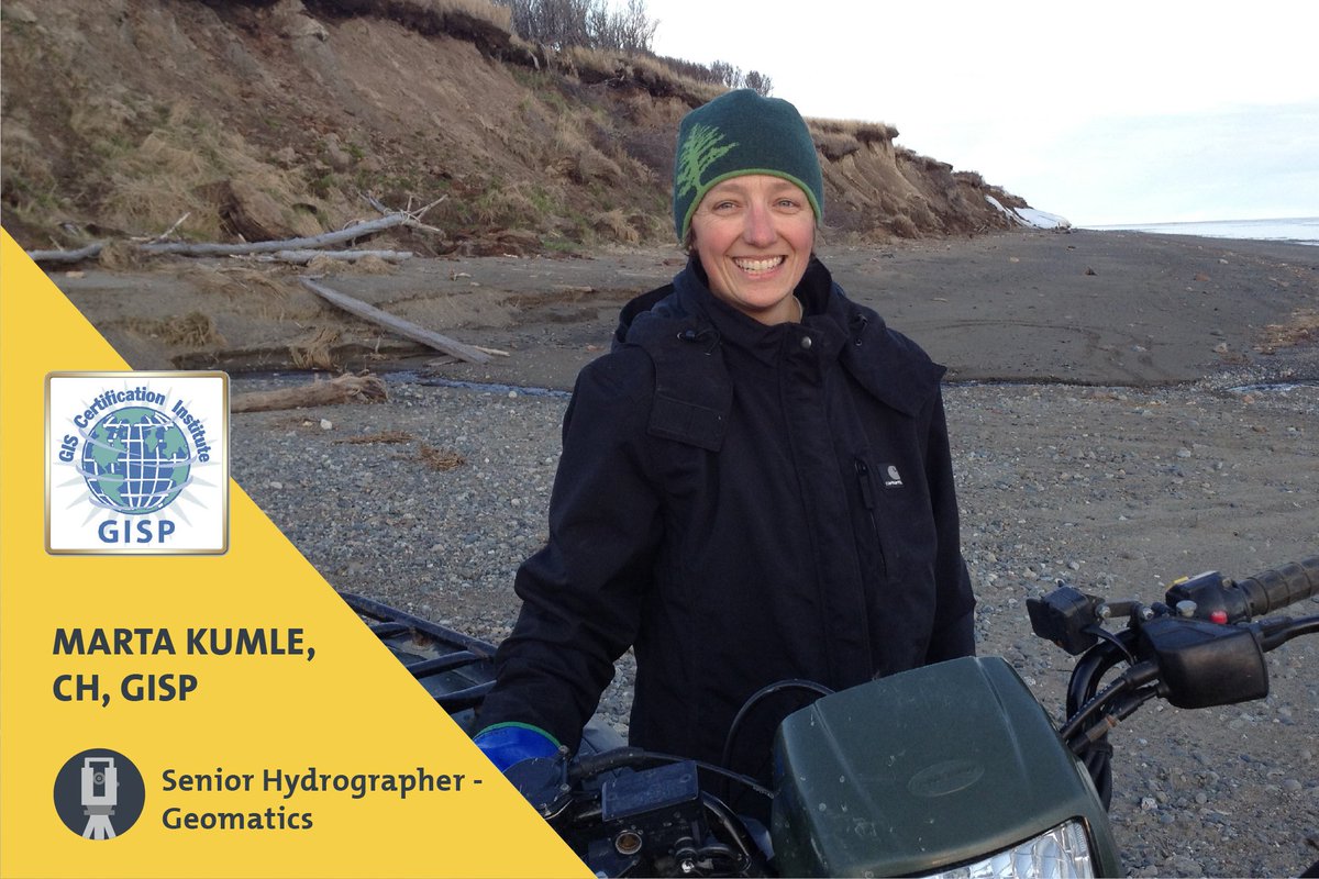 RMConsultInc's tweet photo. Congrats to Marta for earning her #GIS certification! This certification recognizes an individual's educational and professional achievements and expertise in geographic information systems. Glad to have her on our team! #hydrographer https://t.co/imAiYpr7nG