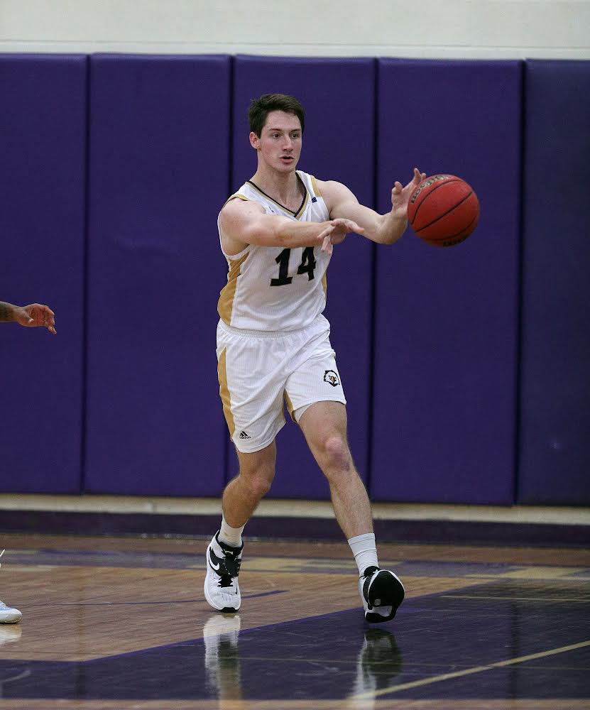 Matt Droney has had that beautiful stroke since his Olean Macker days! Matt and his teammates are looking forward to their next game at SUNY Poly on Tuesday (12/7) at 7 pm! #NazarethCollege