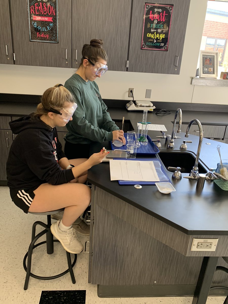 NPGrizBiz's tweet image. A few days late, but it was great to visit @NPWilliamsSci AP Chemistry class the other day. Safety first! #NPObserveMe