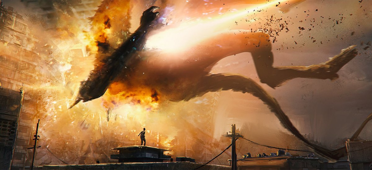 emanshiu's tweet photo. Kaiju Attack! https://t.co/5AMW1iaZKW