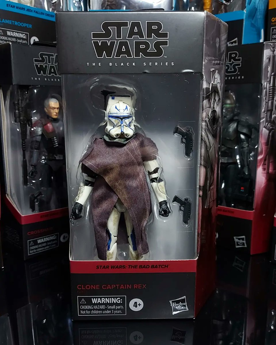 Eggmanstudiosig's tweet photo. New arrival #inhand from #staractionfigures #starwars #TheBadBatch #theclonewars #clonecaptainrex #clonetrooper #hasbro #hasbropulse #actionfigures @HasbroPulse @usualmike30 @CoolToysUK @UKToyCollector @ukswcollector https://t.co/EGPiX5CE7N