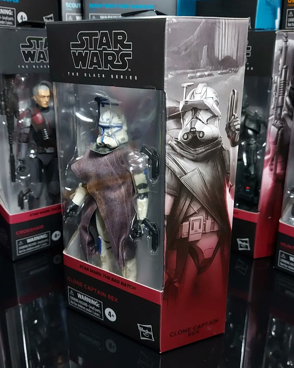 Eggmanstudiosig's tweet photo. New arrival #inhand from #staractionfigures #starwars #TheBadBatch #theclonewars #clonecaptainrex #clonetrooper #hasbro #hasbropulse #actionfigures @HasbroPulse @usualmike30 @CoolToysUK @UKToyCollector @ukswcollector https://t.co/EGPiX5CE7N
