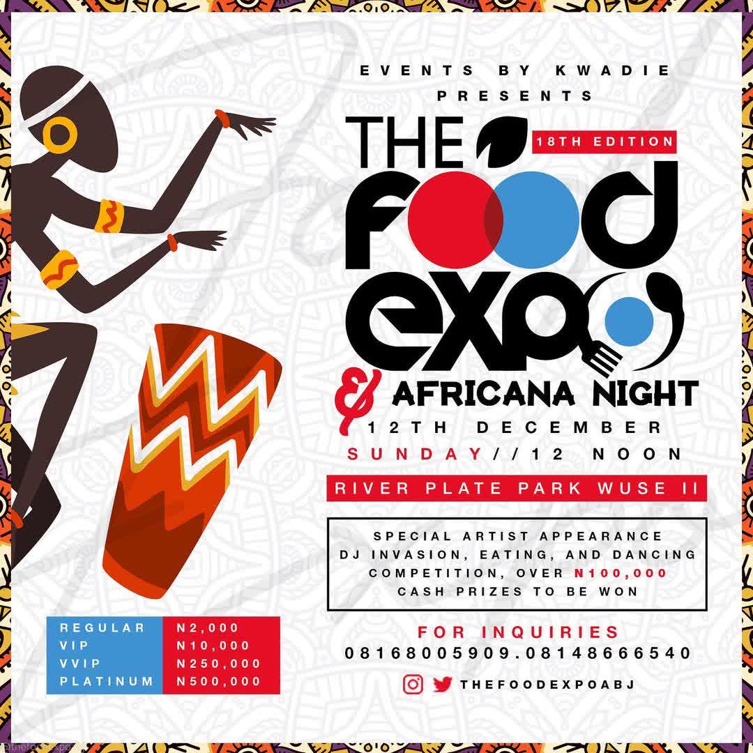 callmeMEJE's tweet photo. Food lovers of Abuja, I bring you good news this season.

FOOD EXPO is back!!!

Save the date and be there.
Don’t be told!! 

12th December 🤸🏾‍♂️

For stand reservations 
Send a Dm or Call
08168005909/0814866 6540

Cc: @kwadyyy
#FoodExpoAbuja
#DecemberInAbuja https://t.co/Emy6lKQ1FF