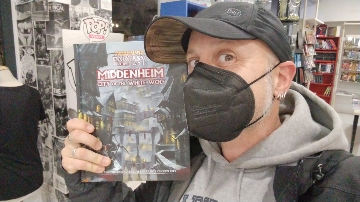 MrWolfTeacher's tweet photo. Gustazo máximo 🤘🏻🤘🏻y en @HangarRebelde mucho más 😉
#WarhammerFantasyRoleplay #MiddenheimCityBlues #Middenheim #CityOfTheWhiteWolf #cubicle7 https://t.co/O9sz1QTNcL