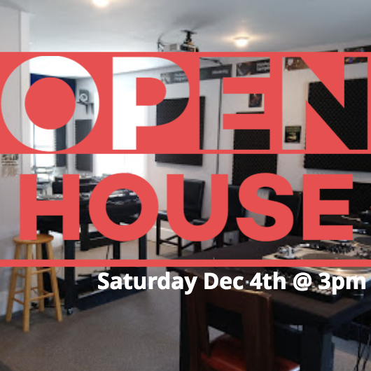 OffCentreDJ's tweet photo. Open House - This Saturday Dec 4th at 3pm - https://t.co/XhvIa0MeET https://t.co/xA30vzdm2f