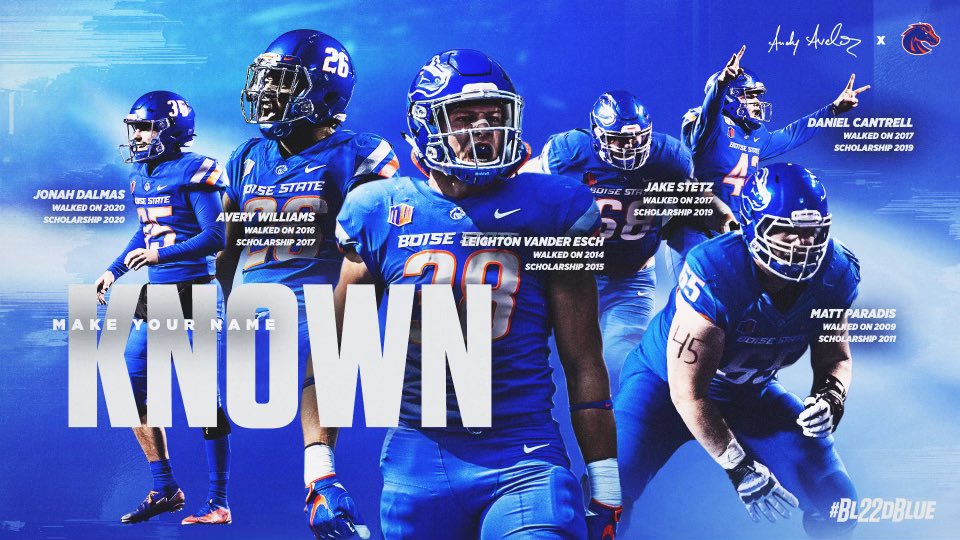 After a great call with <a href="/WinstonVenable/">Winston Venable</a> I’m excited to have been offered a PWO to continue my education and football career at Boise State! Go Broncos! <a href="/2mattmiller/">Matt Miller</a> <a href="/KiyoshiHarris/">Coach Kiyoshi Harris</a> <a href="/BrandonHuffman/">Brandon Huffman</a> <a href="/BKHSKnights/">Bishop Kelly Knights</a> <a href="/BKKnightsFB/">Bishop Kelly Football</a> <a href="/RAREAcademyID/">RARE Academy</a>