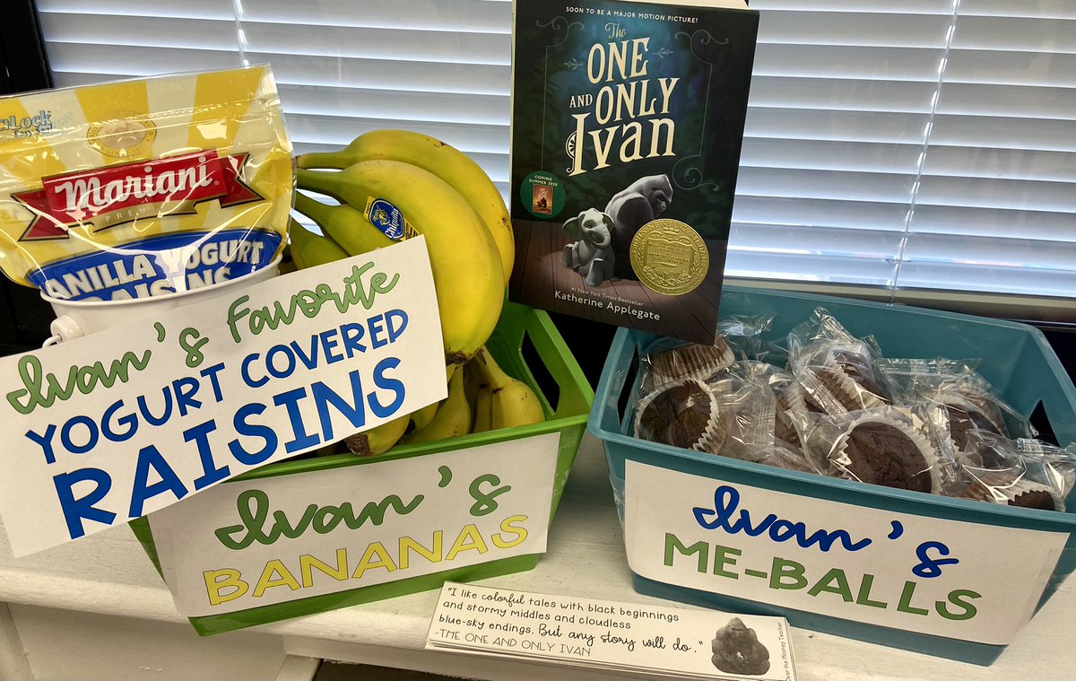 MsArnold3rdGr's tweet photo. We’ve finished our second novel!🍌🦍 #One&OnlyIvan #3rdGradeReaders @MrJspenguins @bellmawrschools https://t.co/DORsNjZGfY
