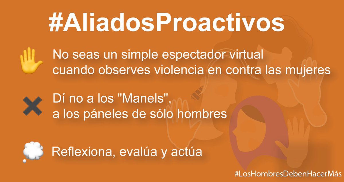 NDIWomen's tweet photo. Day 🔟

This year for #16DaysOfActivism,  reaffirm our call to action that, #MenMustDoMore and join @NDI as #ActiveAllies against VAW

🖐️Don't be an "Onlinestander" when you see VAW
✖️Say No to Manels
💭Reflect, Take Stock, and Act

#AliadosProactivos #AlliésActifs حلفاء فاعلون# https://t.co/q72t1JP6cu