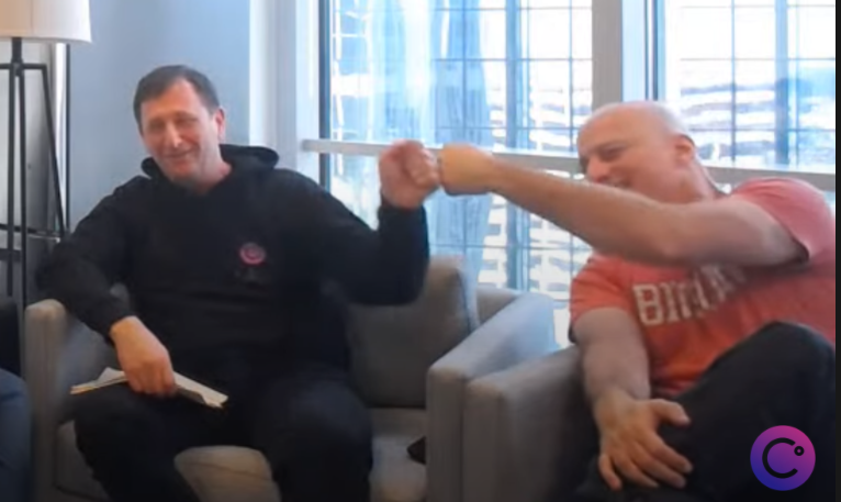 MildBits710's tweet photo. The official dad jokes fistbump @NukeGold @Mashinsky  #CelsiusAMA https://t.co/Pfu6bKt4D5