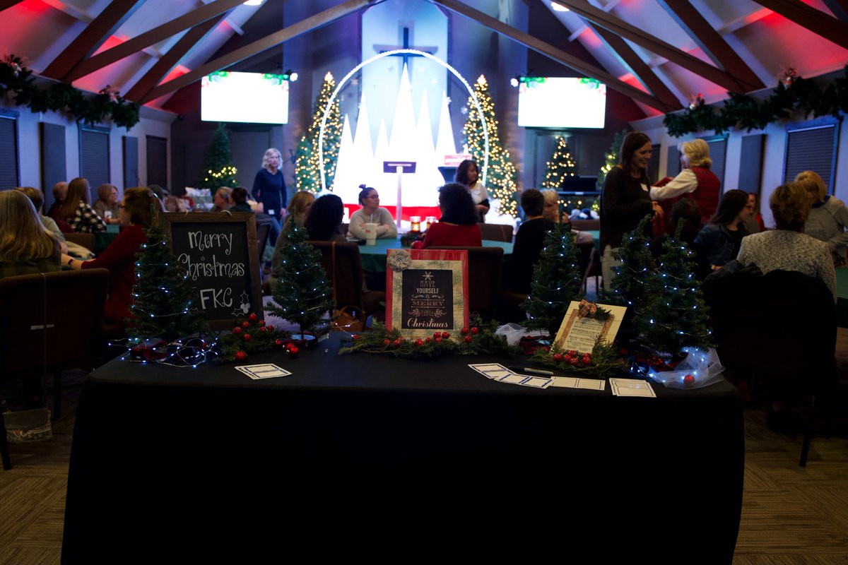 FellowshipKC's tweet photo. Last night our ladies participated in our Christmas Gathering. What a sweet time of fellowship and encouragement leading into this Christmas Season! Our Women's Ministry is full of Gospel-Centered women who build into Biblical community with others.
#bettertogetherkc #gospel https://t.co/eUy3XNccdM