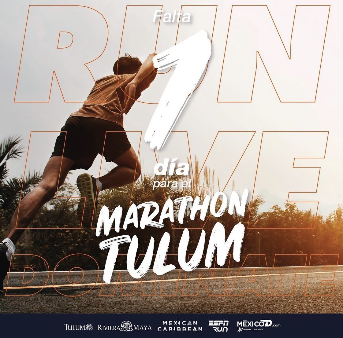 CPTQROO's tweet photo. Solo falta 1 día para vivir la experiencia del @MarathonTulum
¿Estás listo?
#Tulum #QuintanaRoo #RunLive #Dominate #Run #Running #Runners https://t.co/AafvXyih2i