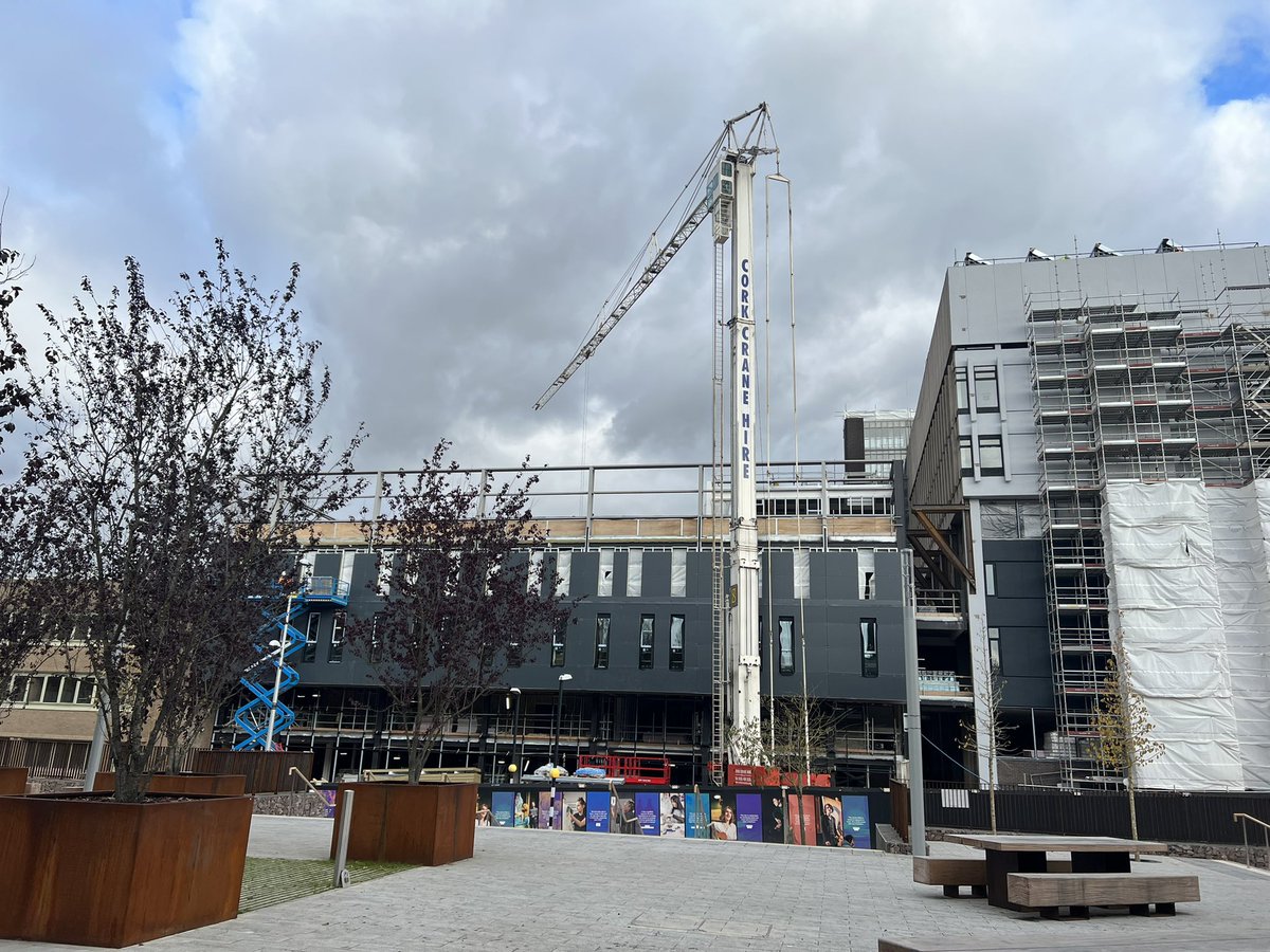 HadeelSafaa's tweet photo. Nice to see work progress with @CovUniEstates on Our new Faculty of Arts &amp; Humanities Building at @Covcampus.The 3 buildings that are being renovated &amp;combined into one complex are the first #BIM models I’ve created of Coventry University during my MSc course 7 years! #timeflies https://t.co/tiv4BOLftl