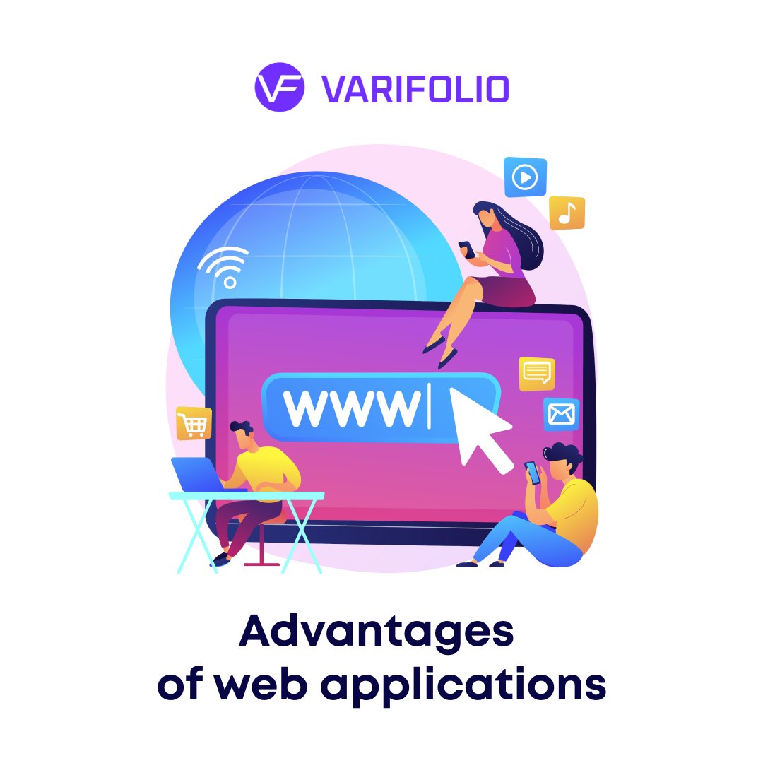 varifolio's tweet photo. A web application is a complete program that the user can access via the Internet, and that is, it does not need to install on a device. The web application is interactive and allows users to interact with different elements: for example, leave a... https://t.co/9DNgEV8Lko https://t.co/uvFsiliqQi