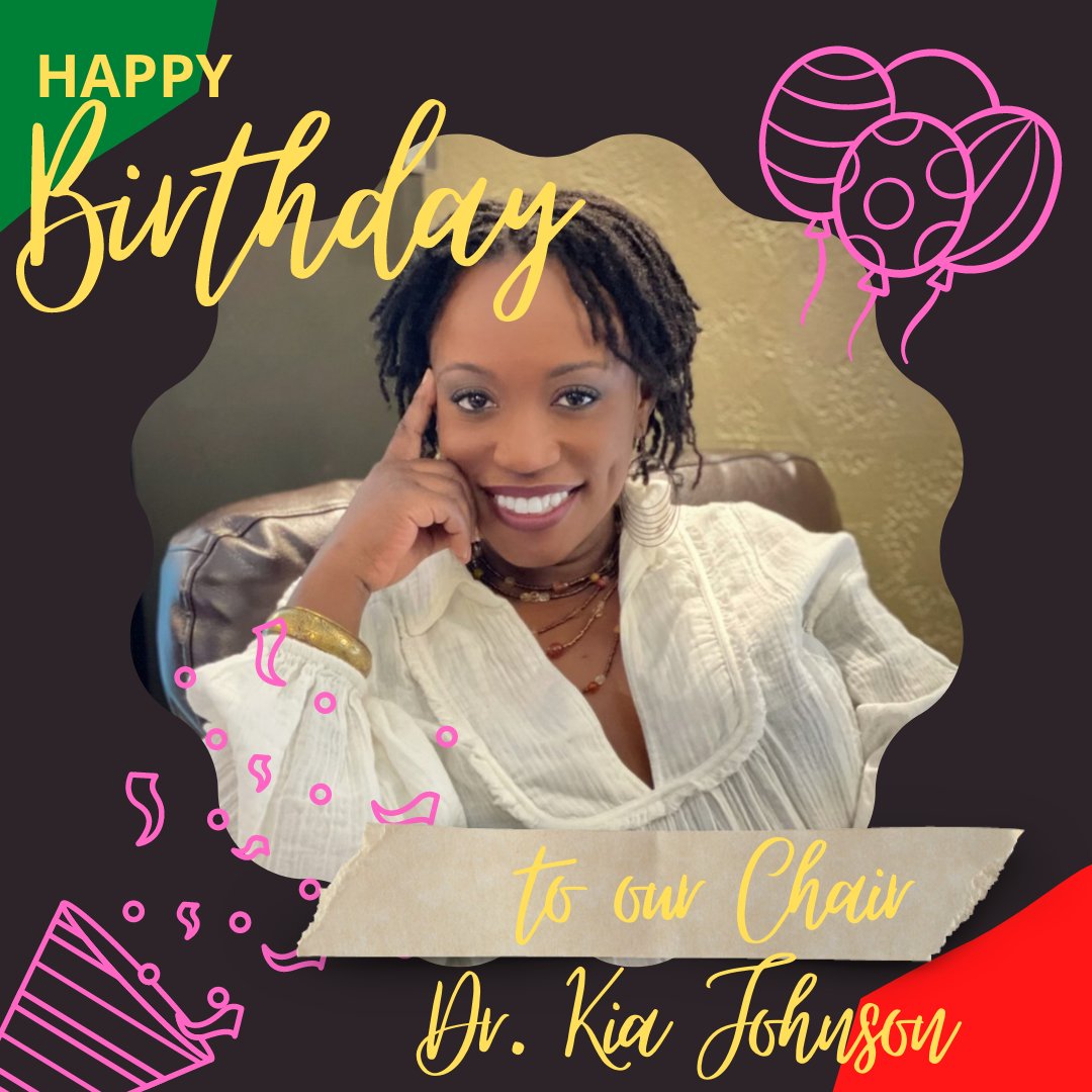 NBASLH's tweet photo. Happiest of Birthdays to Our Chair Dr. Kia Johnson @kianoelle1908 ! May today and this new year of your life be full of joy and blessings! πππ
#nbaslhleads #nbaslh #ashaiger #nationalnsshla https://t.co/F0GCdn4Tg1
