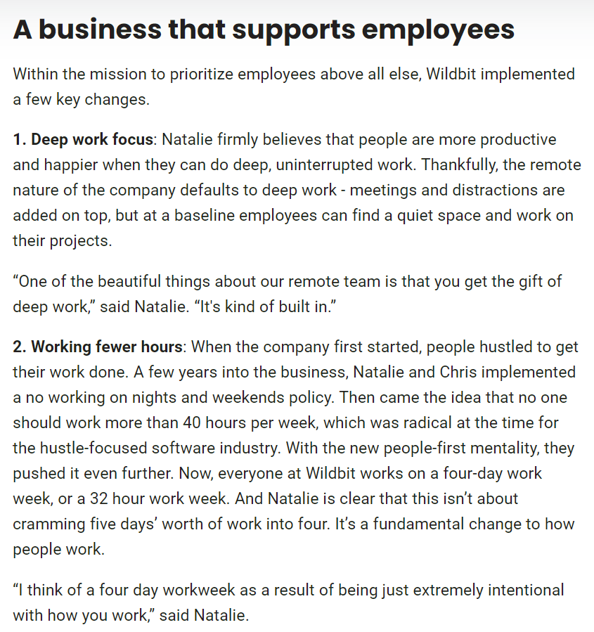 The founders of <a href="/Wildbit/">Wildbit</a> believe in businesses that serve people. And in Chill Work.

Great piece from Buffer's Small Business, Big Lessons series: buffer.com/resources/futu…