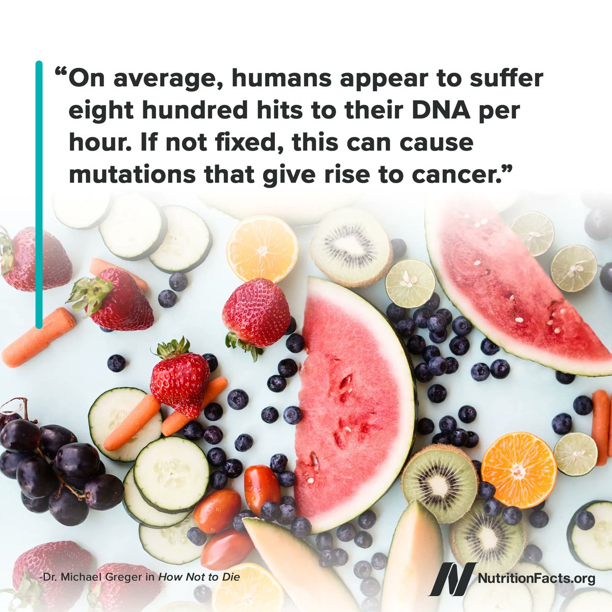 nutrition_facts's tweet photo. The reason eating citrus fruits appears to protect against cancer may be because of DNA repair enzyme-boosting powers of a compound concentrated in the peel. Watch the video "Citrus Peels &amp; Cancer: Zest for Life?" to learn more: https://t.co/O0un2WhmiO https://t.co/Zjheszni9C