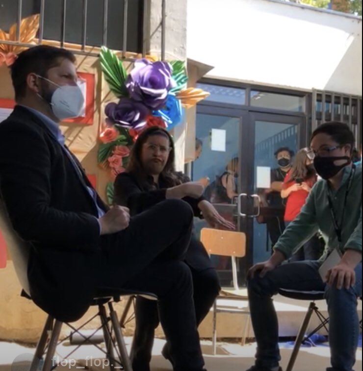 En este momento #BoricPresidente en #QuintaNormal hablando de #Inclusion con Lucas de la <a href="/FundacionDownUp/">FundaciónDownUP</a> Podemos construir un país mejor para todos 🌳🌳 #MeUnoXChile Que la esperanza le gane al miedo 🇨🇱🙌🏾🇨🇱