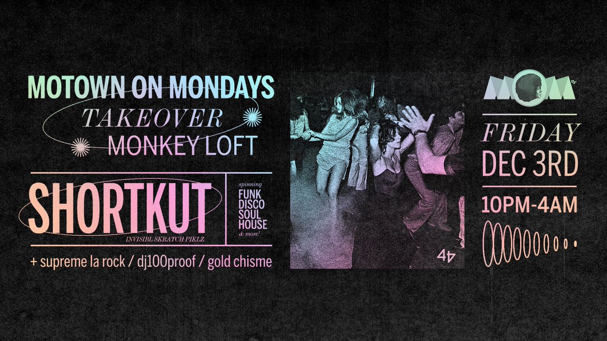 Tonight I get to play disco w some heavy hitters. Seattle let’s get loose.