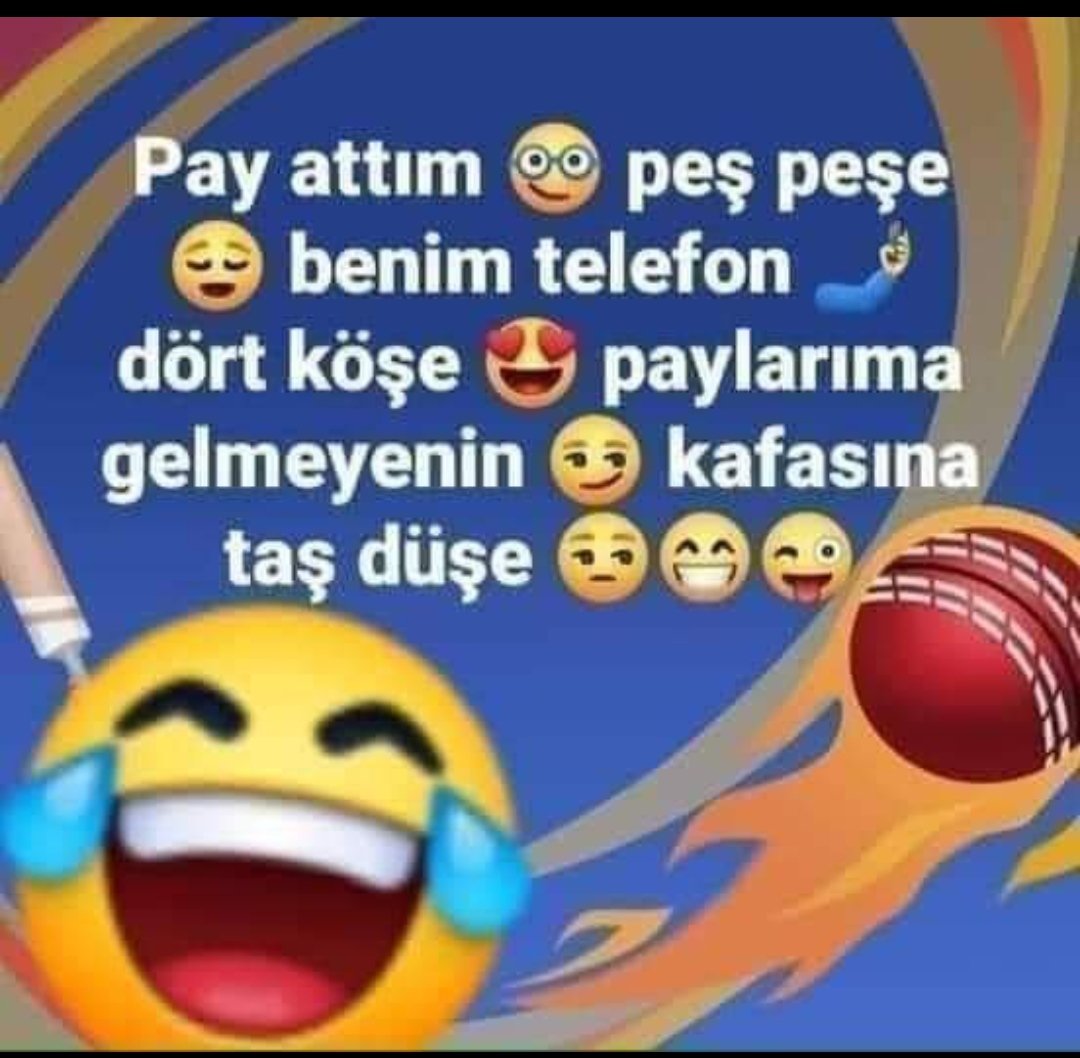Twet attım peş peşe benim telefon dört köşe Twetlerime TR yapmayanın kafasına taş düşe 🤦🙈😂😂
#EytSusmayacak