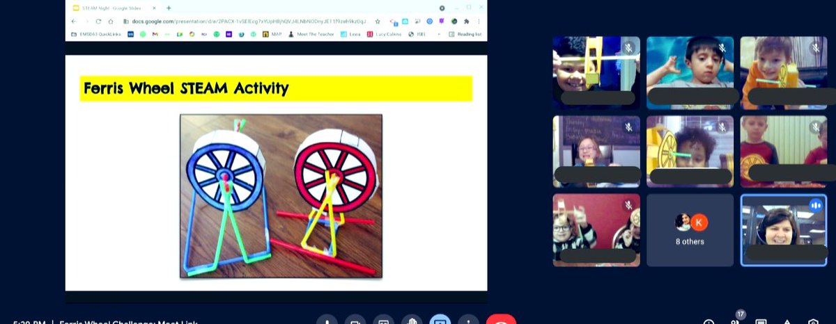 _MsPalucki's tweet photo. Virtual 💻 #STEAM Night 🤖 at @VHNelsonD63 @EastMaine63 was a huge success last night!! Below is just one of many challenges k-5 students participated in! #63Forward #63Success https://t.co/vZl3vhXpGi