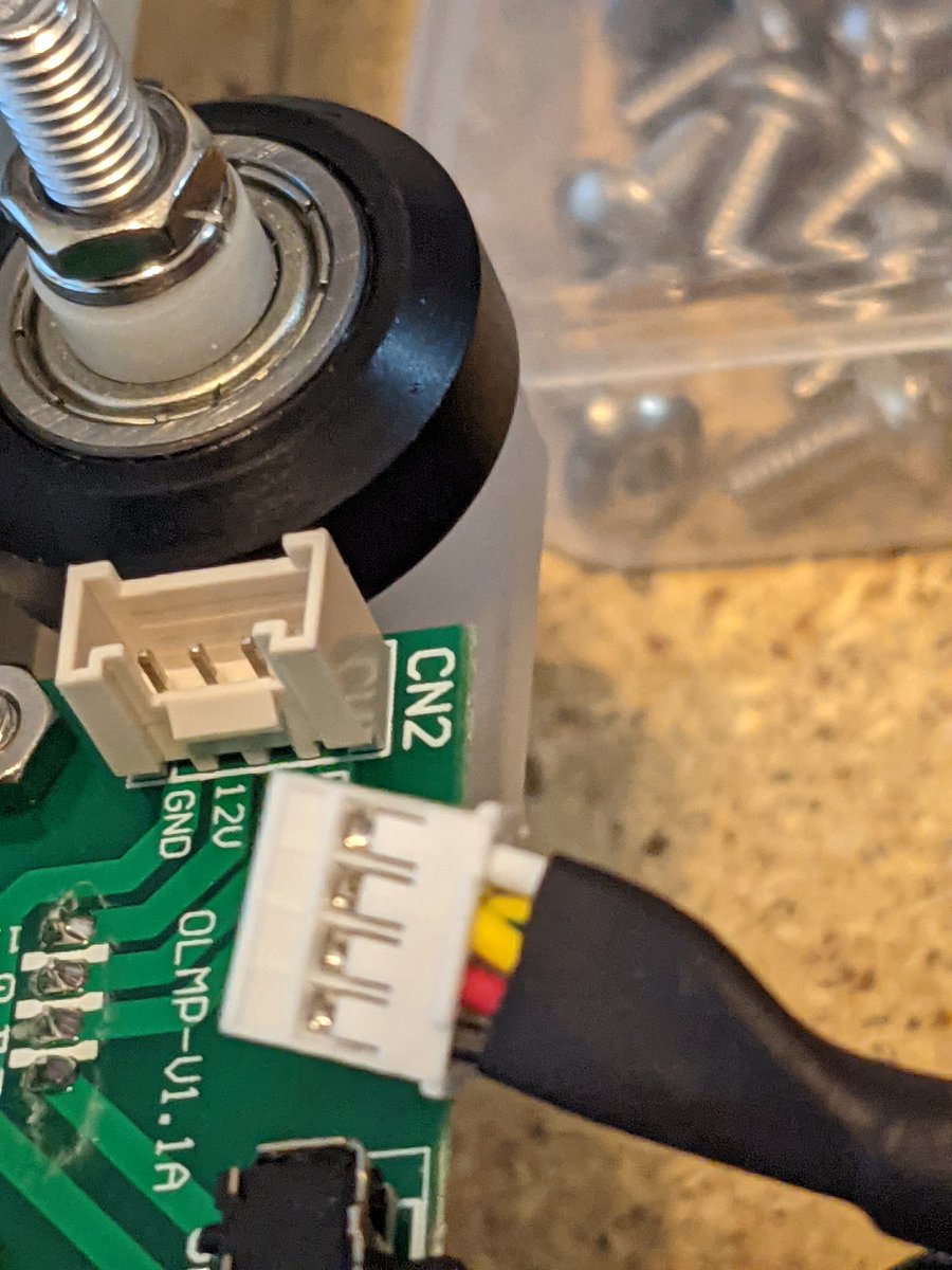 VectorRoll's tweet image. @RealSexyCyborg
This is probably a shot in the dark but do you know what type of connector this is?
It is used on my #Ortur #Aufero #Laser1 (2 pics below)
Searching online it looks close to this 3 pin Molex Sherlock but not exactly the same. (Other 2 pics)
@Ortur3D @OrturOfficial